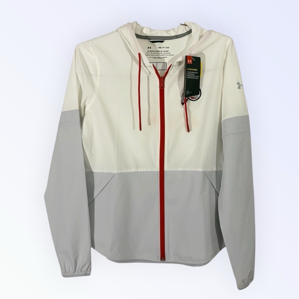 Under Armour Squad 2.0 UTAH UTES Full Zip Womens S FULL ZIP Jacket 1343047 NEW!!